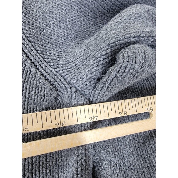 Polo Ralph Lauren Sweater Mens 2XL Gray Cotton Crewneck Pullover Knit Pony Logo - Picture 9 of 11